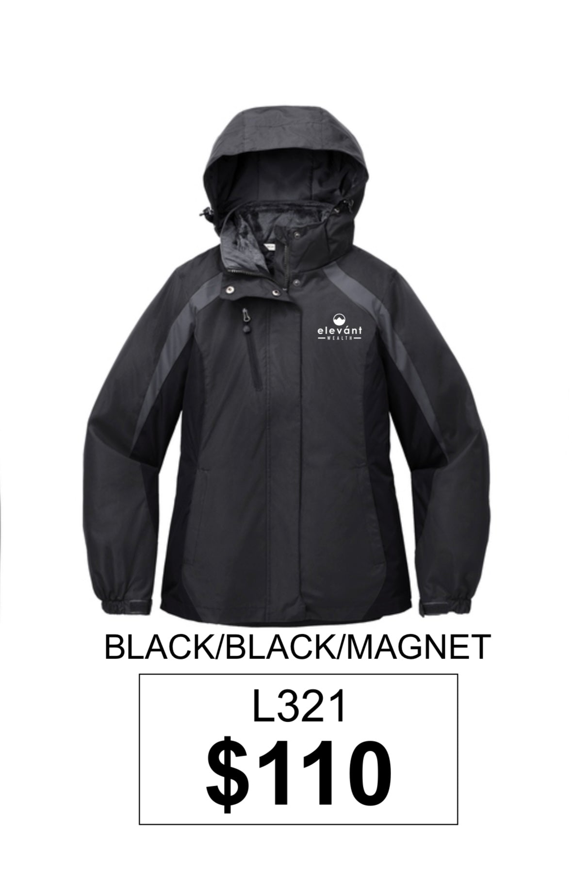 Elevant Wealth Port Authority® Women's Colorblock 3-in-1 Jacket
