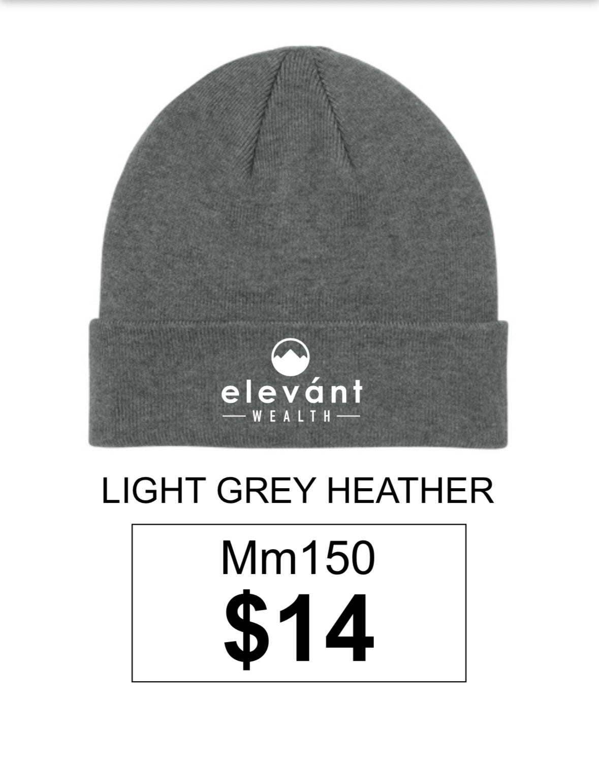 Elevant Wealth Mercer+Mettle® Soft Blend Beanie in Light Grey Heather