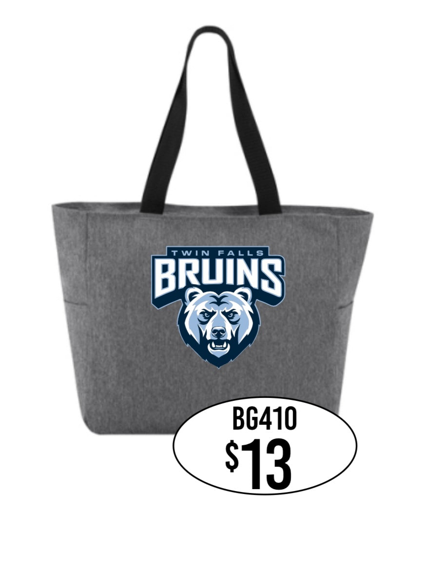 TFHS Port Authority® Essential Zip Tote in Gray