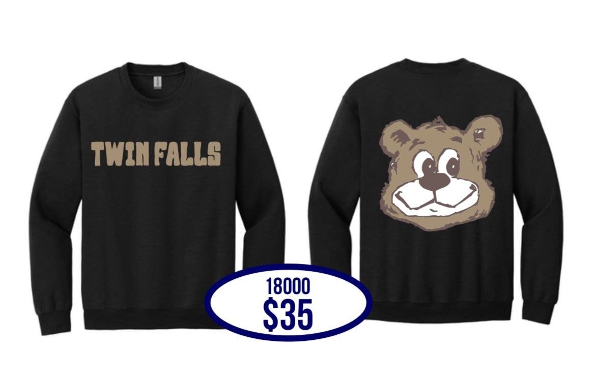 TFHS Spirit Pack Gildan® - Heavy Blend™ Crewneck Sweatshirt in Black