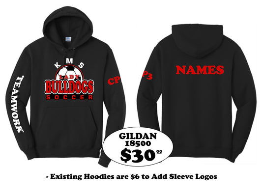 KMS LADY BULLDOGS SOCCER HOODIE