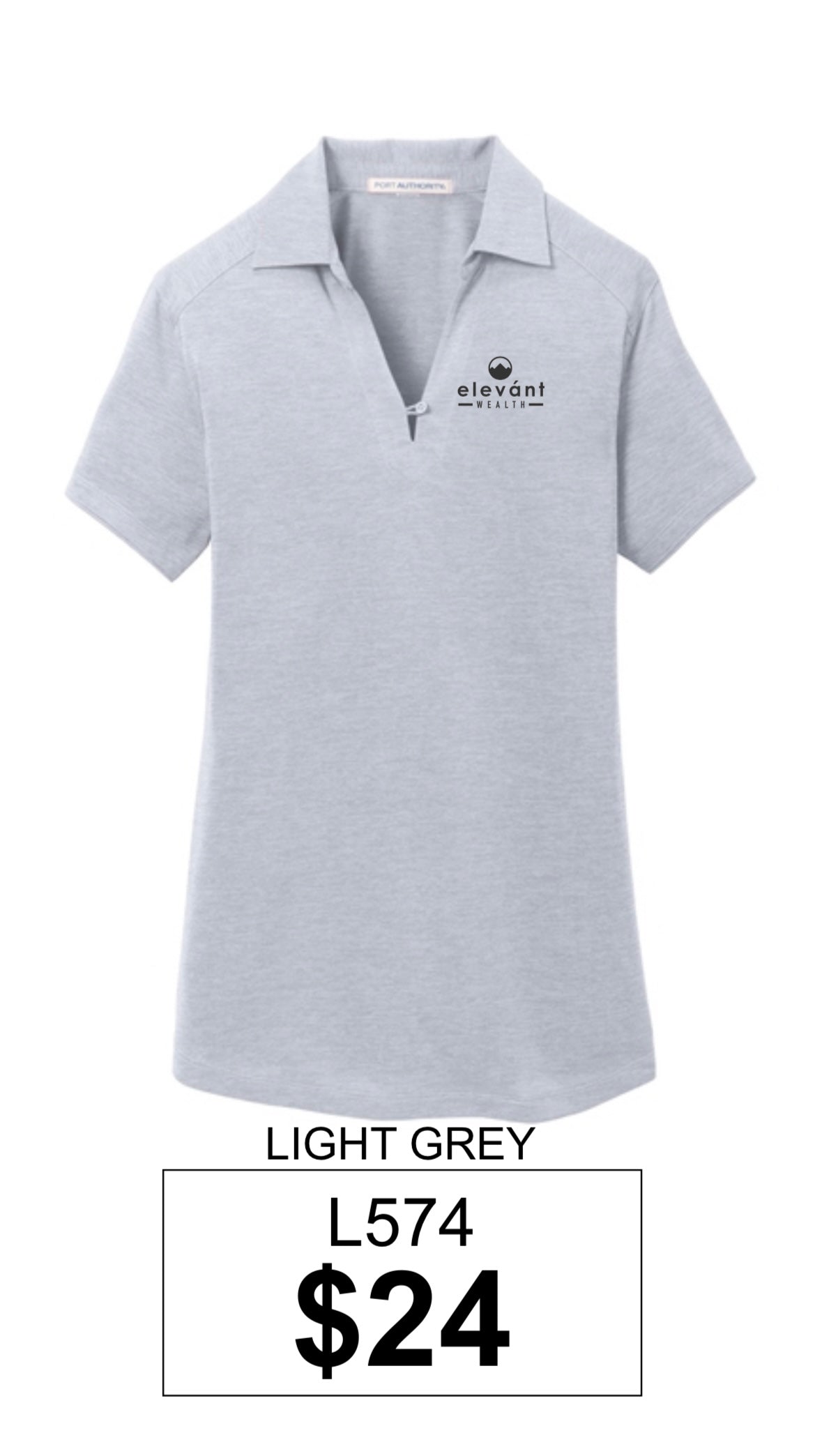 Elevant Wealth Port Authority® Women's Digi Heather Performance Polo