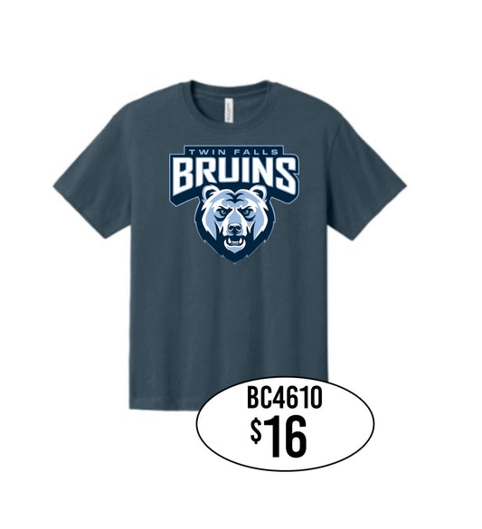 TFHS BELLA+CANVAS® Unisex 7.5-Ounce Heavyweight Tee in Vintage Navy