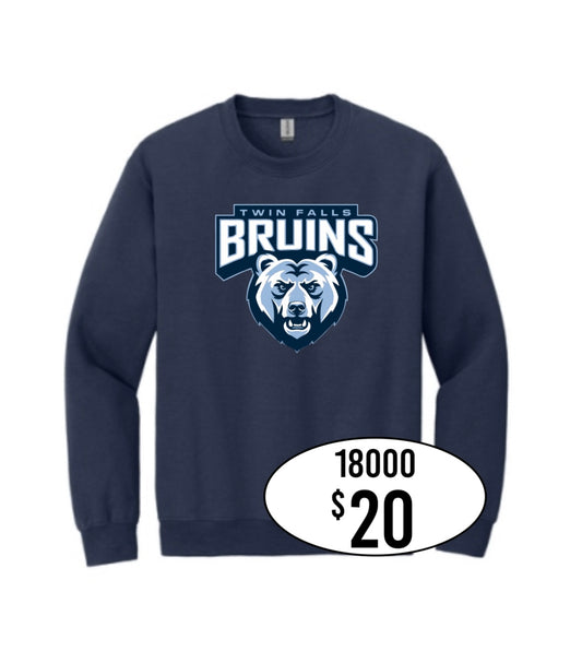 TFHS Gildan® Heavy Blend™ Crewneck Sweatshirt in Navy