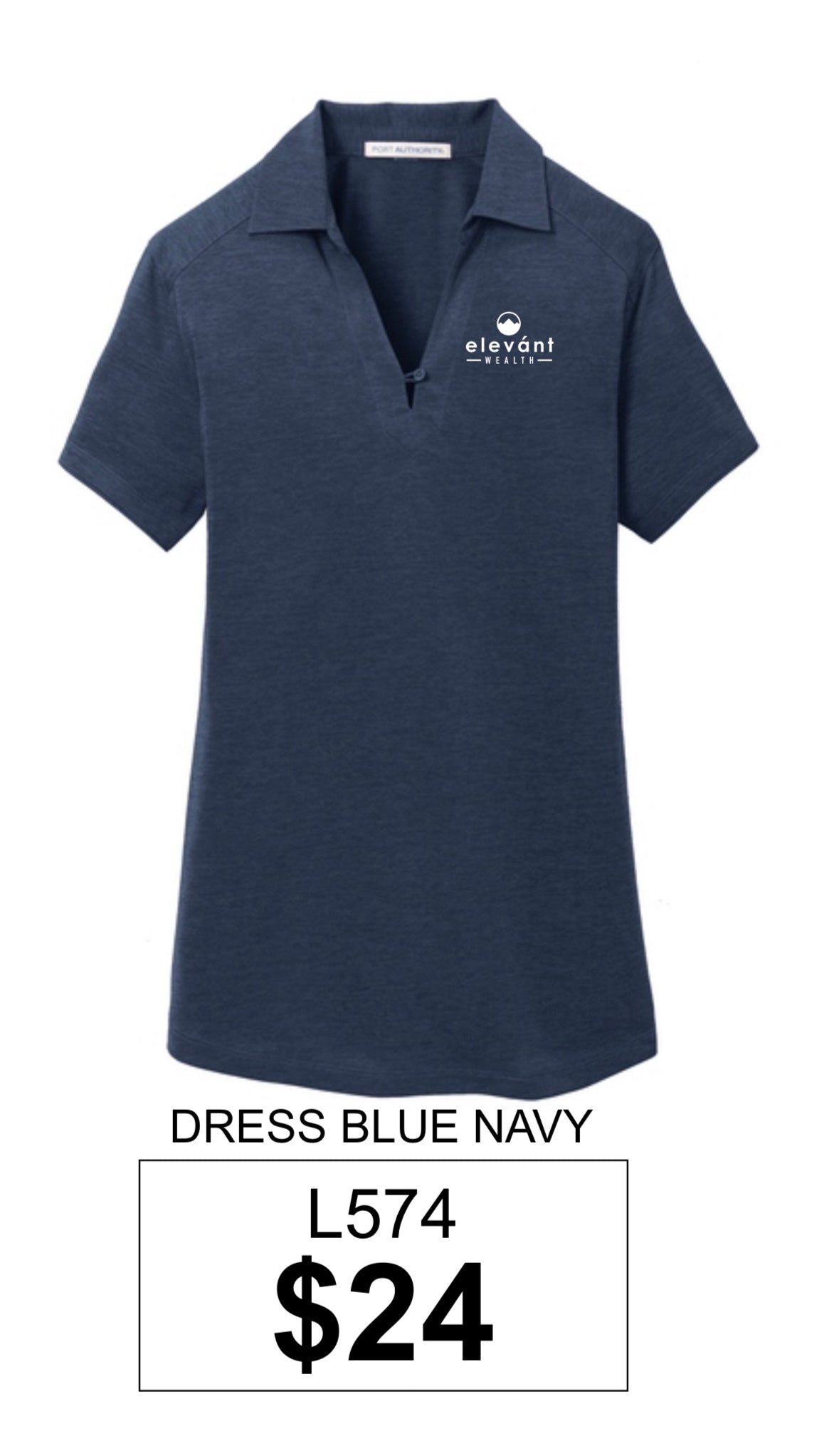 Elevant Wealth Port Authority® Women's Digi Heather Performance Polo
