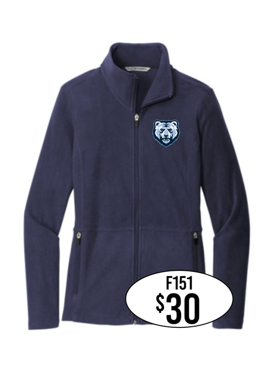 TFHS Port Authority® Women's Accord Microfleece Jacket in Navy