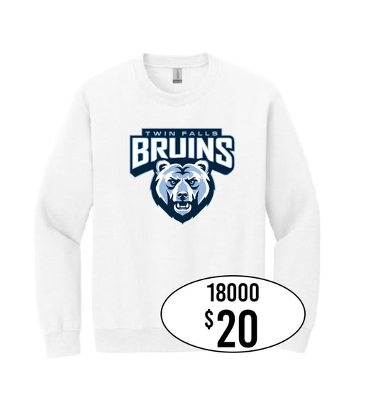TFHS BELLA+CANVAS® Unisex 7.5-Ounce Heavyweight Long Sleeve Tee in White