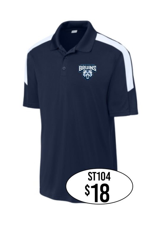 TFHS Sport-Tek® Competitor™ United Polo in Navy/White