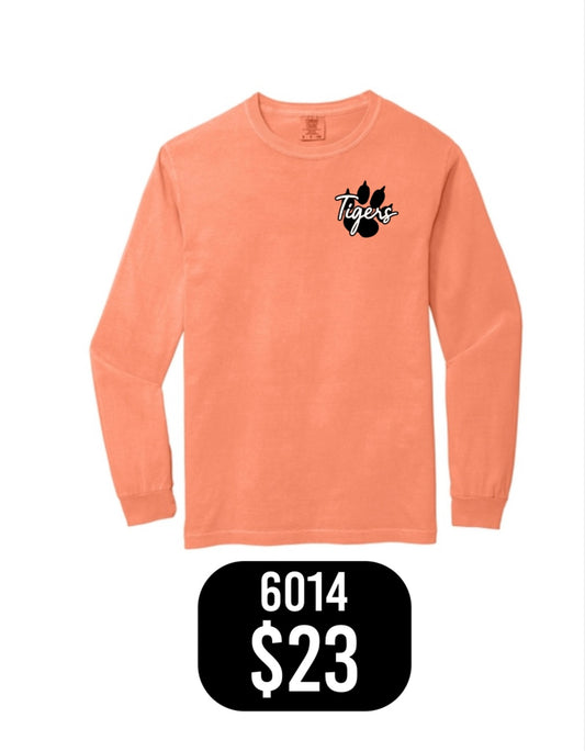 Jerome Girls Wrestling Comfort Colors® Heavyweight Ring Spun Long Sleeve Tee