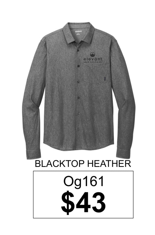Elevant Wealth OGIO® Extend Long Sleeve Button-Up