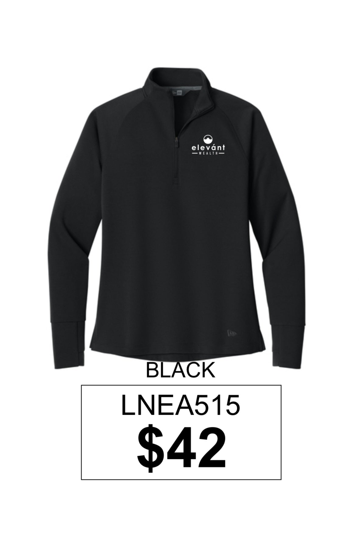 Elevant Wealth New Era® Women’s Stand Out 1/4-Zip
