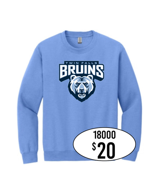TFHS Gildan® Heavy Blend™ Crewneck Sweatshirt in Carolina Blue