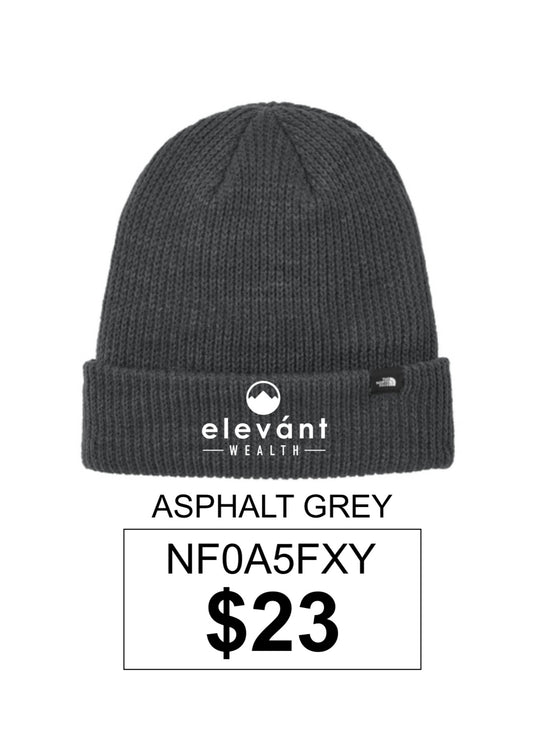 Elevant Wealth The North Face® Truckstop Beanie in Asphalt Grey