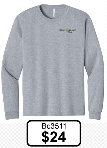Intermountain West BELLA+CANVAS® Unisex 6-Ounce Heavyweight Long Sleeve Tee