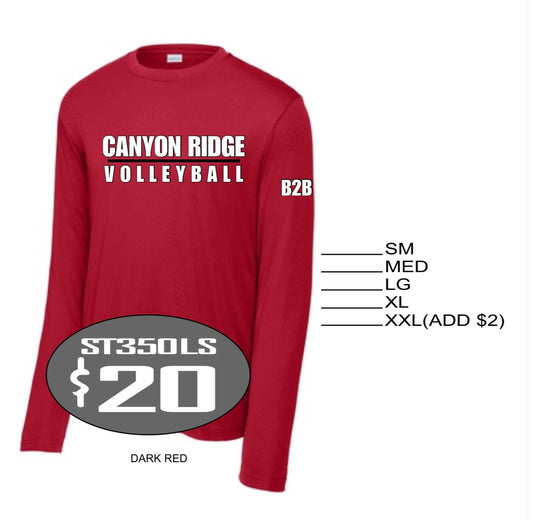 Canyon Ridge Volleyball Long Sleeve