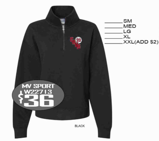 Canyon Ridge Volleyball Quarter Zip Sweatshirt