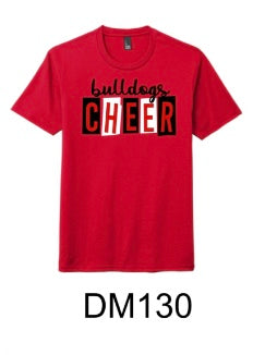 Bulldog Cheer Red District ® Perfect Tri ® Tee