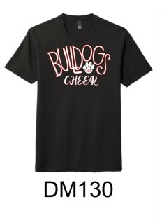Bulldog Cheer Black District ® Perfect Tri ® Tee