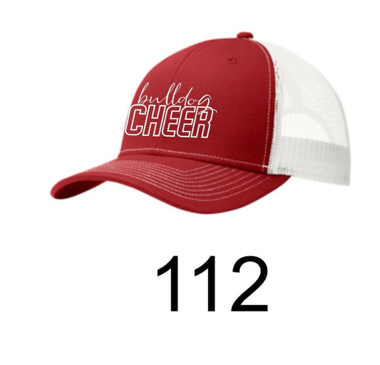 Red Bulldog Cheer Hat