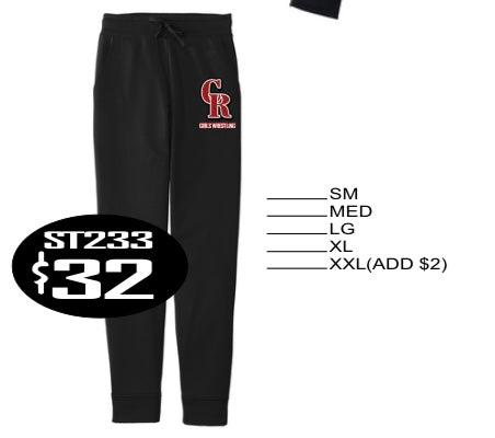 Canyon Ridge Girls Wrestling Sweatpants