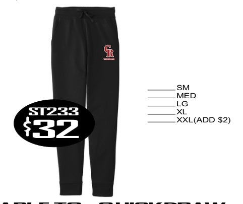 Canyon Ridge Boys Wrestling Sweatpants