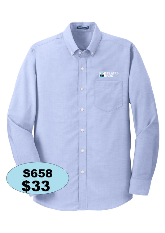 Farmers Bank Port Authority® SuperPro™ Oxford Shirt