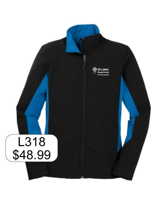 St Luke's Port Authority® Women's Core Colorblock Soft Shell Jacket