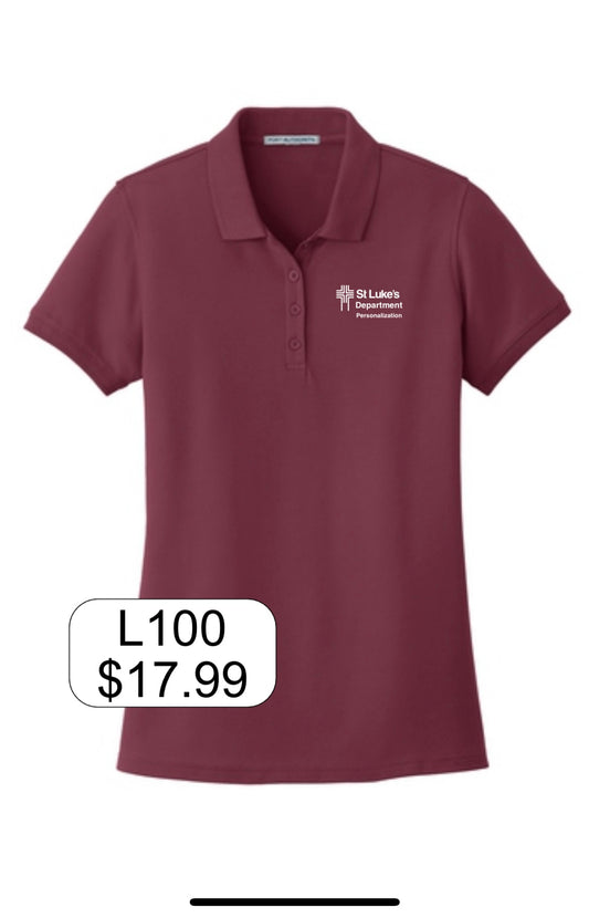 St Luke's Port Authority® Women's Core Classic Pique Polo