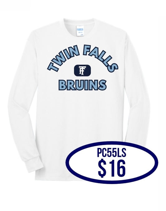 TFHS long sleeve white Tshirt