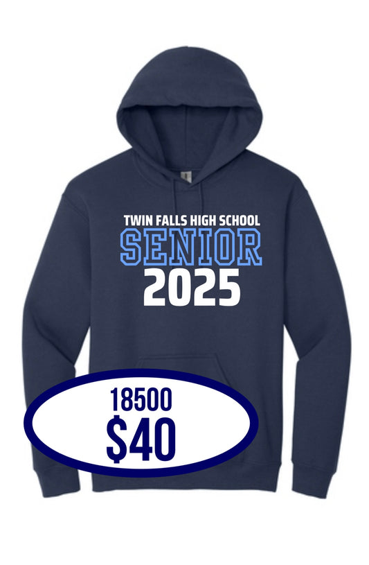 TFHS Spirit Pack Gildan® - Heavy Blend™ Hooded Sweatshirt in Navy