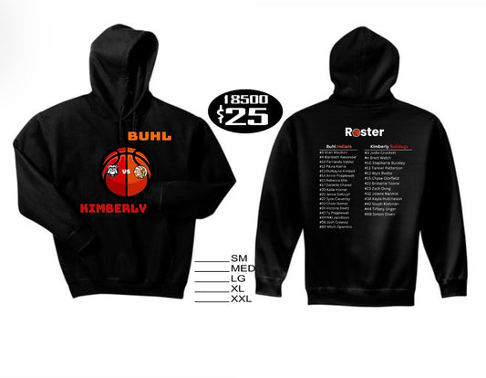 Buhl vs Kimberly black hoodie