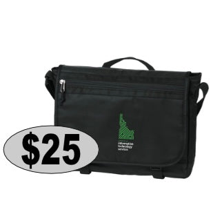 Port Authority® Nailhead Messenger- Black