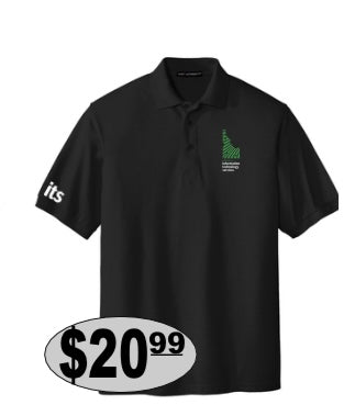 Port Authority® Mens Silk Touch™ Polo- Black
