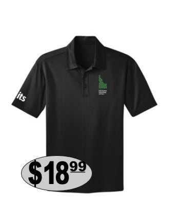 Port Authority® Mens Silk Touch™ Performance Polo- Black