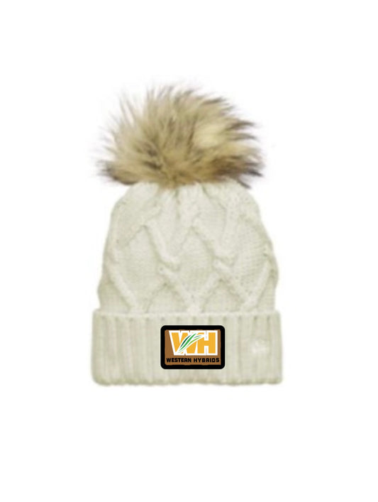 New Era Faux Fur Pom Beanie