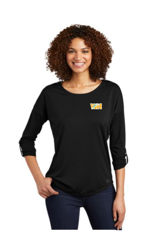 Ogio Ladies Gravitate Scoop 3/4 Sleeve