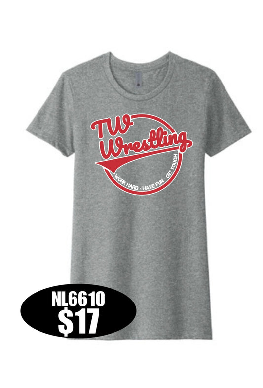 TW WRESTLING Next Level Apparel® Women’s CVC Tee