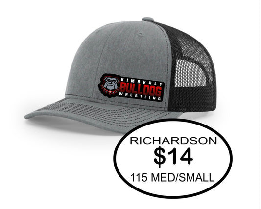 Kimberly Wrestling Hat SMALL/MEDIUM in Heather Gray/Black