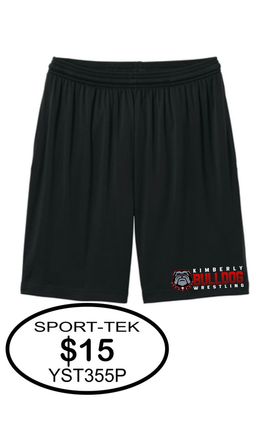 Kimberly Wrestling Sport-Tek® Youth PosiCharge® Competitor™ Pocketed Short